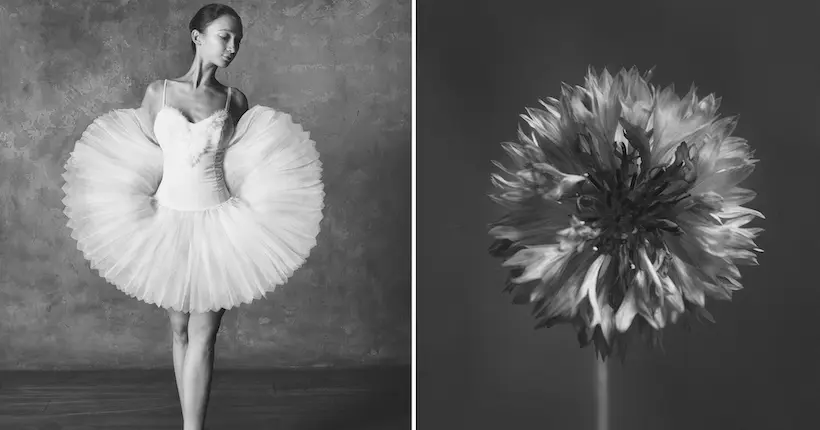 Une photographe russe crée des diptyques de ballerines et de fleurs qui interrogent