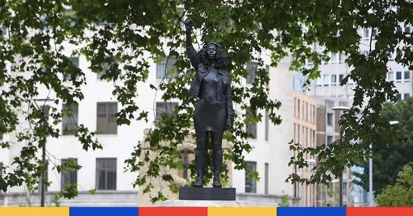 La statue d’une manifestante Black Lives Matters à Bristol retirée