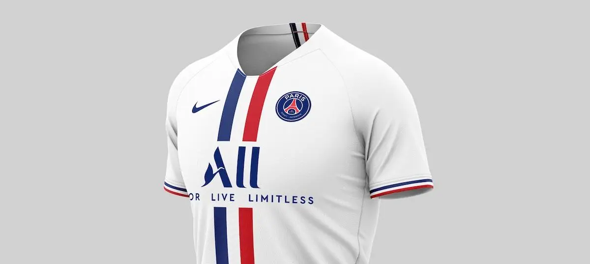 Pour le 14 juillet, un graphiste colore les kits des clubs français en bleu-blanc-rouge