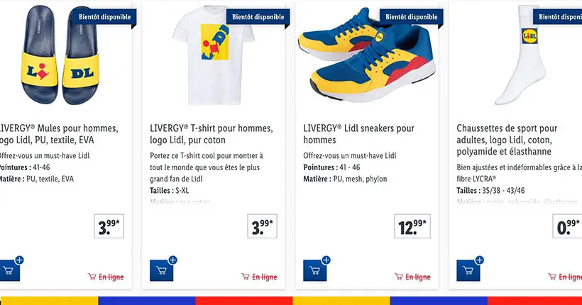 Le supermarché Lidl lance sa ligne des vêtements (et Internet devient fou)