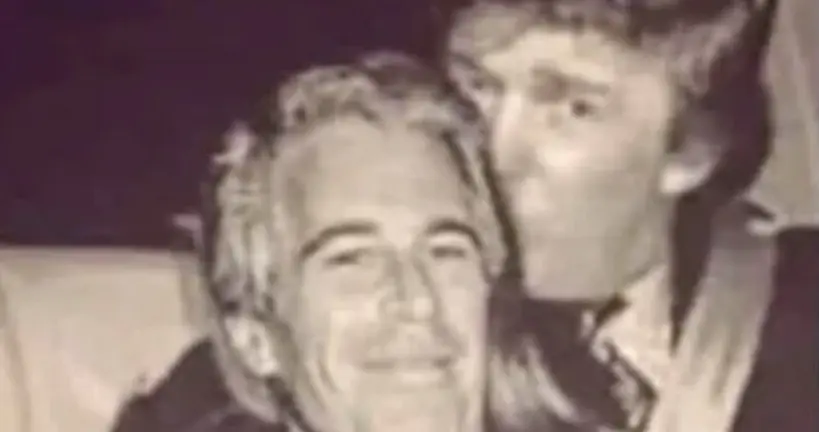 Cette photo de Donald Trump embrassant Jeffrey Epstein est-elle vraie ?