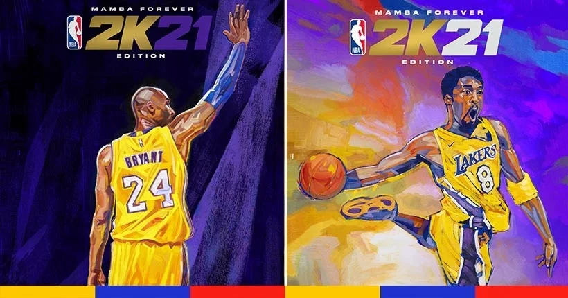Les jaquettes de NBA 2K21 se dévoilent, avec un double hommage à Kobe Bryant