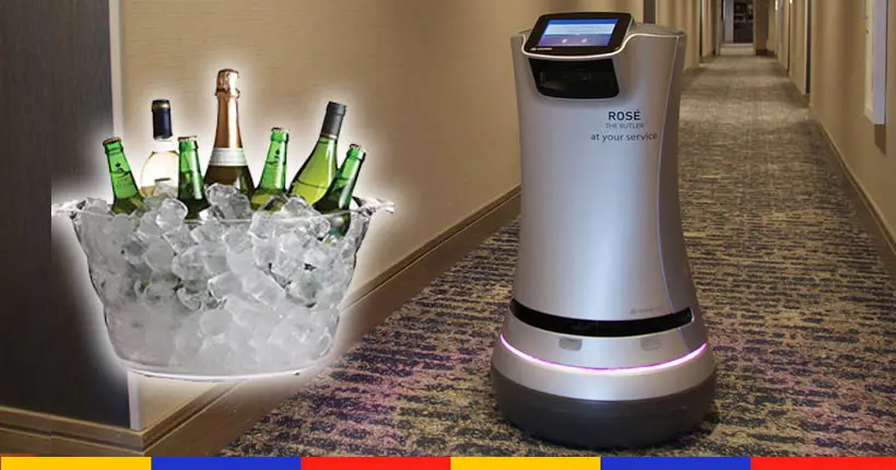 Voici “Rosé”, le robot d’hôtel qui livre du vin directement dans votre chambre