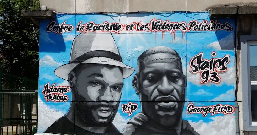 À Stains, la fresque en hommage à Adama Traoré et George Floyd a été vandalisée