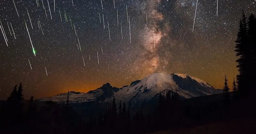 Une impressionnante pluie de météores Perséides capturée par un astrophotographe