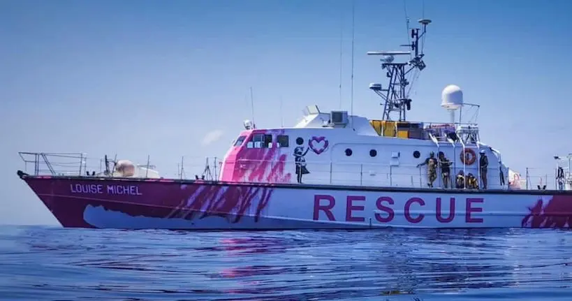 Banksy affrète un navire pour porter secours aux migrants en Méditerranée