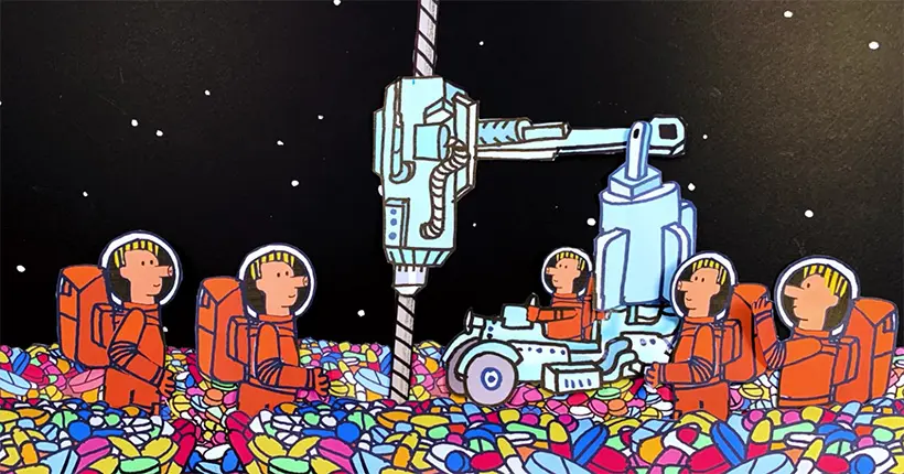 Michel Gondry a réalisé un clip animé pour Idles, et ça donne ça