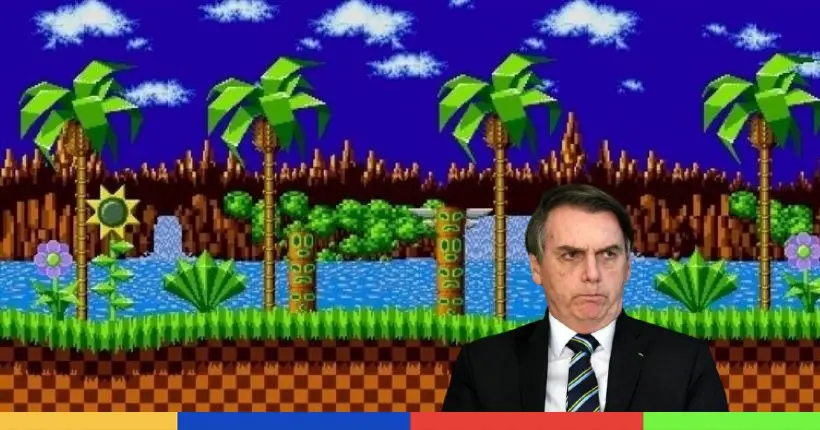 Pour une raison inconnue, Bolsonaro utilise la musique de Sonic dans ses tweets de promo