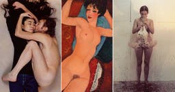 <p>© Annie Leibovitz ; Modigliani ; Ana Mendieta</p>
