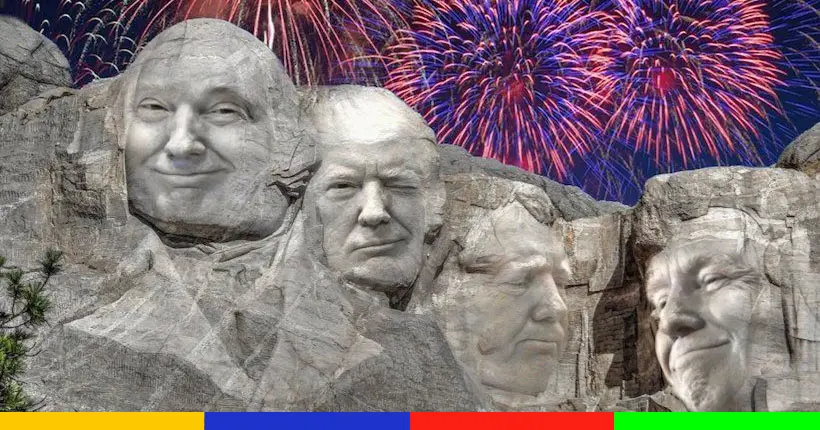 Pourquoi les twittos ont-ils photoshopé le visage de Donald Trump sur le mont Rushmore ?