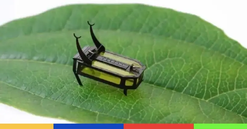 Ce petit robot scarabée fonctionne 100 % à l’alcool