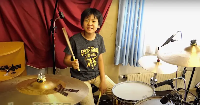 Vidéo : cette Japonaise de 10 ans est une prodige de la batterie