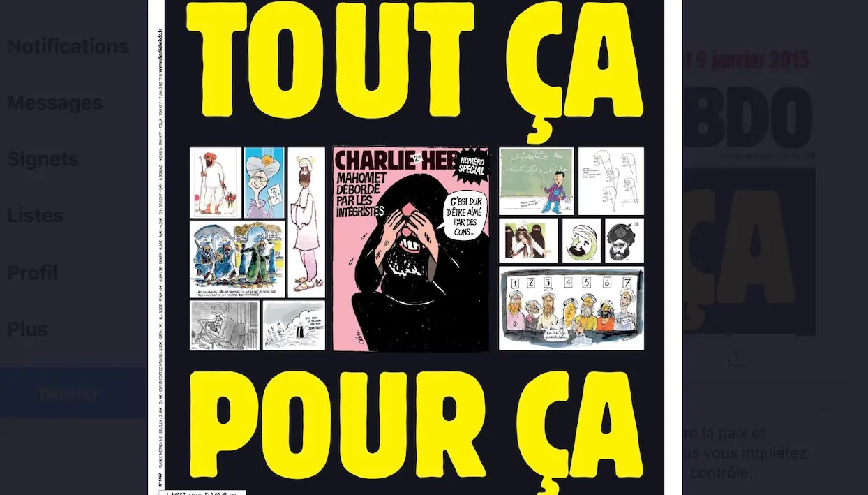 À la veille du procès des attentats, Charlie Hebdo republie les caricatures de Mahomet