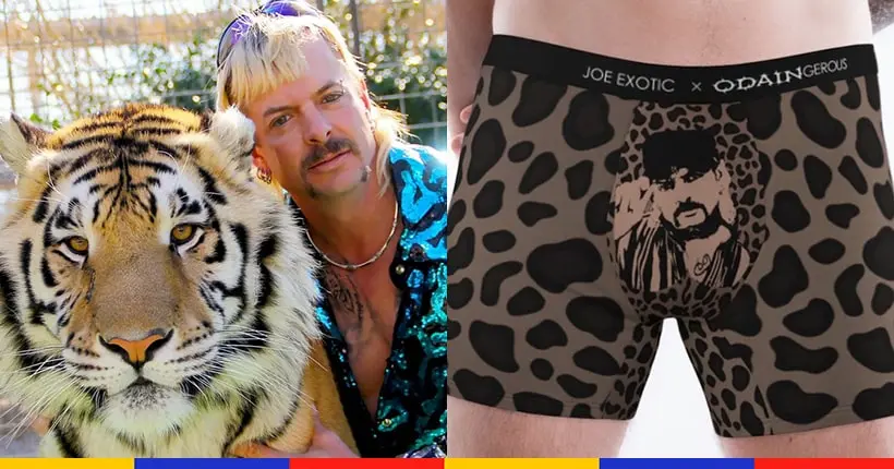 Tiger King : Joe Exotic lance une collection de slips avec sa tête dessus