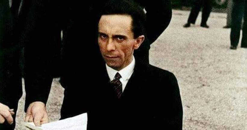 L’histoire derrière la photo du regard haineux de Joseph Goebbels, ministre d’Hitler