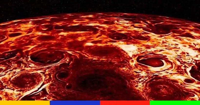 La Nasa a partagé une incroyable image de cyclones sur Jupiter
