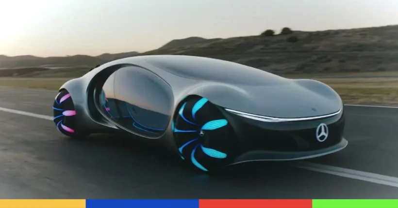 Vidéo : la voiture futuriste de Mercedes-Benz est juste hallucinante