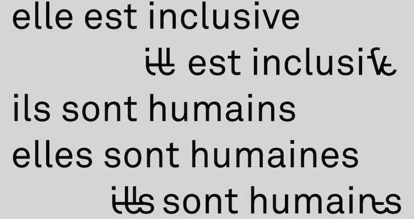 Un étudiant en école d’art a inventé une typographie inclusive