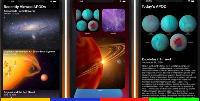 Un widget pour iPhone vous permet d’afficher la photo astronomique du jour de la Nasa