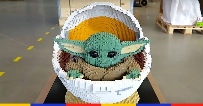 Vidéo : un incroyable Baby Yoda, construit avec 14 000 Lego