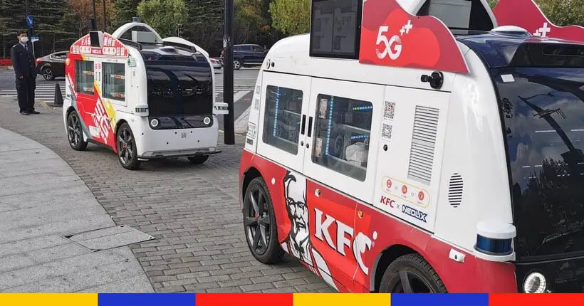 KFC lance des véhicules autonomes pour livrer en Chine