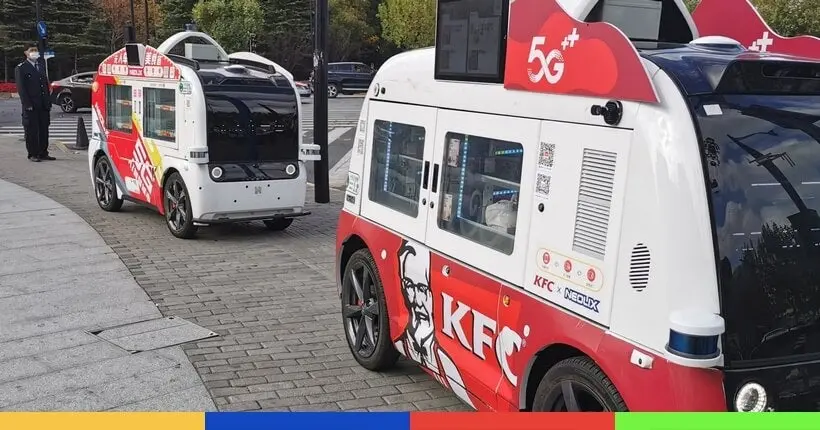 KFC lance des véhicules autonomes pour livrer en Chine