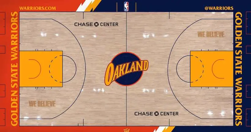 En images : les designs des parquets de la saison 2020/2021 de NBA