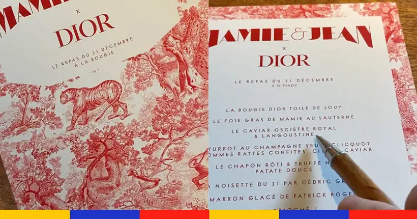 Chic : Jean Imbert s’associe à la maison Dior pour un menu de Réveillon en livraison