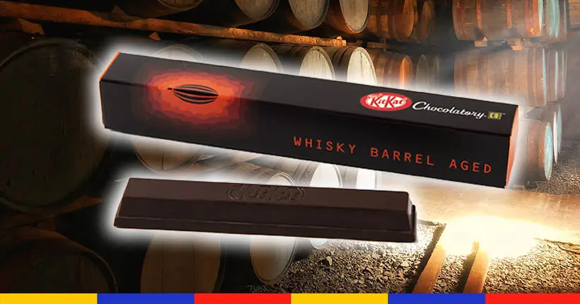 Il existe désormais un Kit Kat “vieilli en fût de whisky” pendant 180 jours