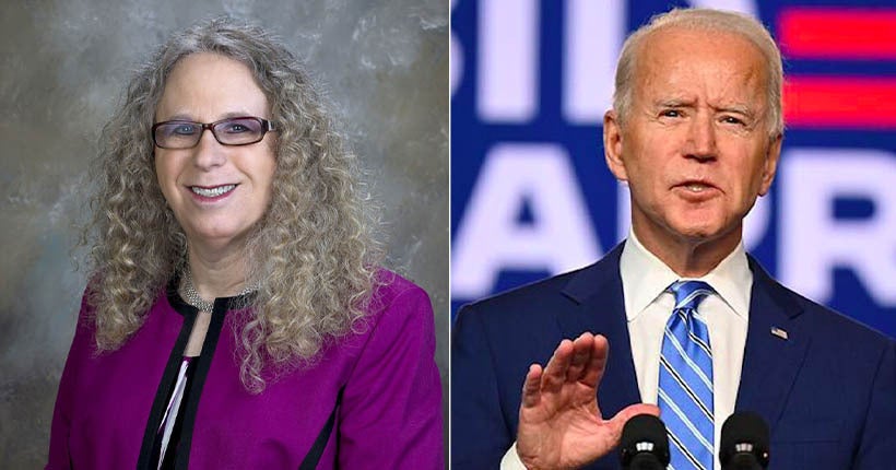 Rachel Levine, femme transgenre, est nommée par Joe Biden au gouvernement