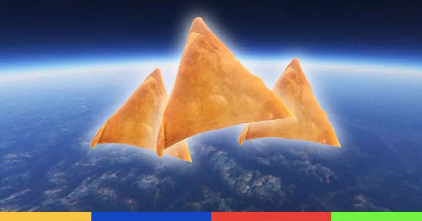 Viser la lune : un restaurateur envoie un samosa dans l’espace qui atterrit… en Picardie