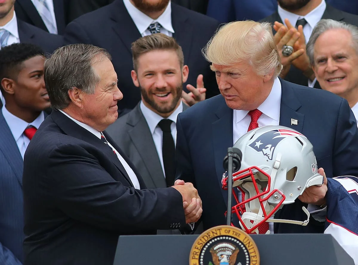 L’entraîneur des Patriots refuse de se faire remettre une distinction par Donald Trump