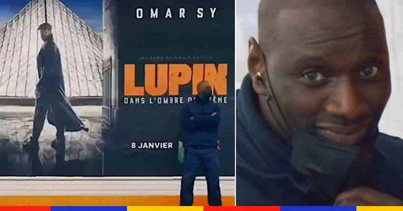 Vidéo : pour la promo de Lupin, Omar Sy colle des affiches dans le métro parisien