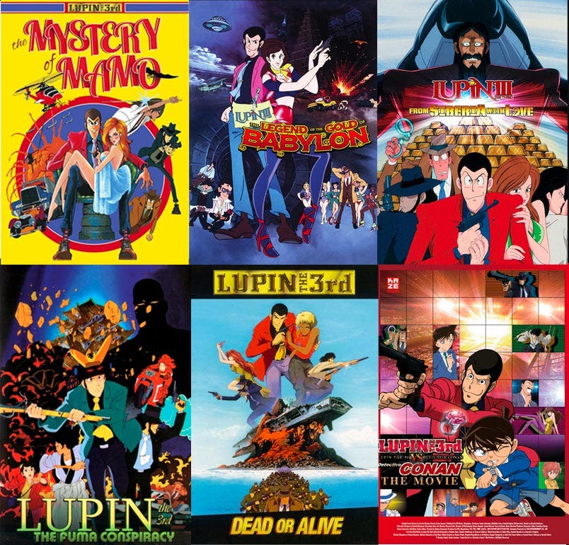 Lupin III films manga