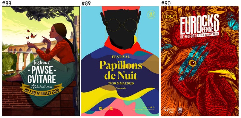 Top 10 des affiches de festivals français en 2021 !