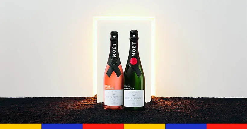 Ambush redessine la bouteille de champagne Moët & Chandon