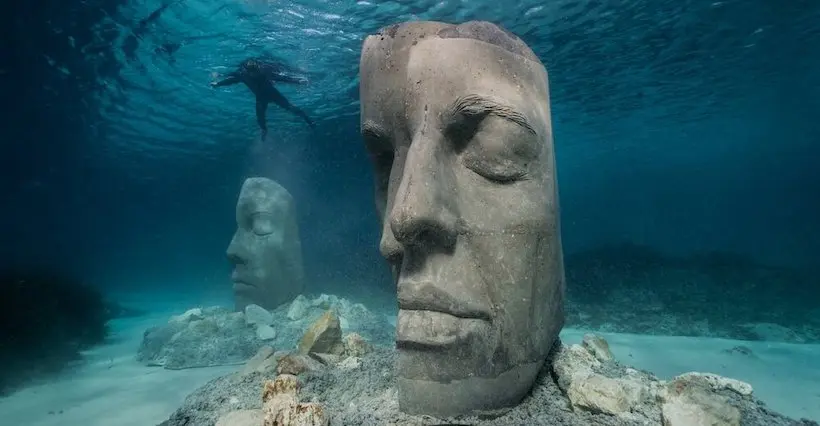 À Cannes, l’artiste Jason deCaires Taylor a installé ses célèbres sculptures sous-marines
