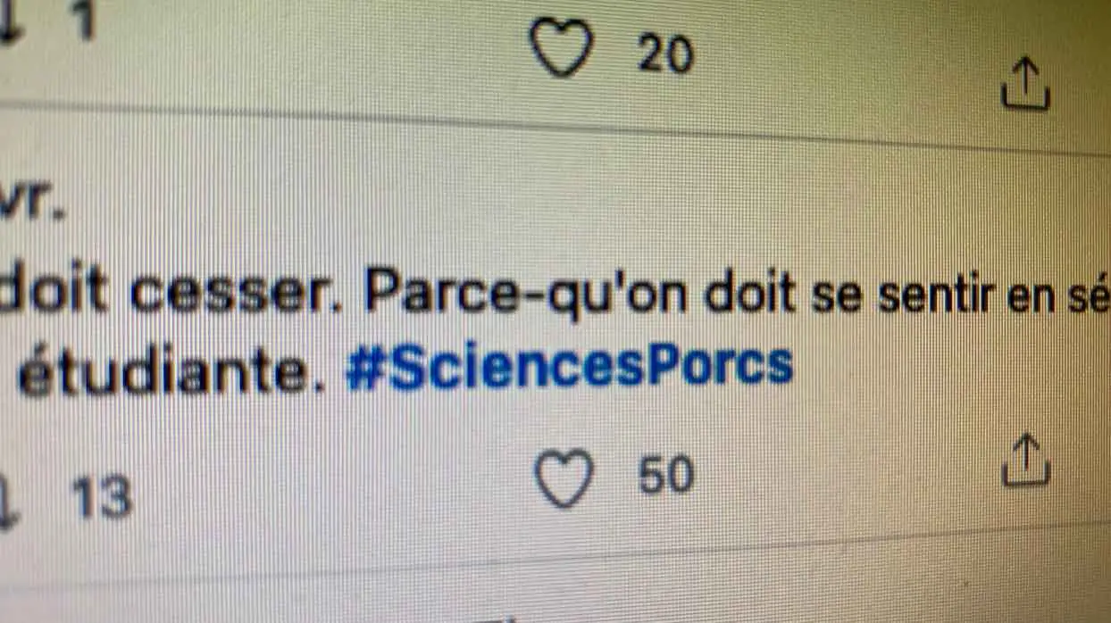 #SciencesPorcs : le hashtag contre les violences sexuelles dans les IEP devient viral