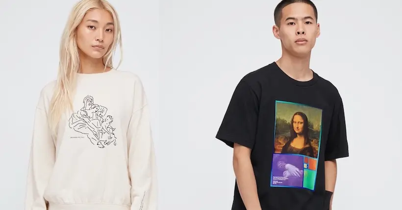 Uniqlo a révélé sa collection en collaboration avec le Louvre