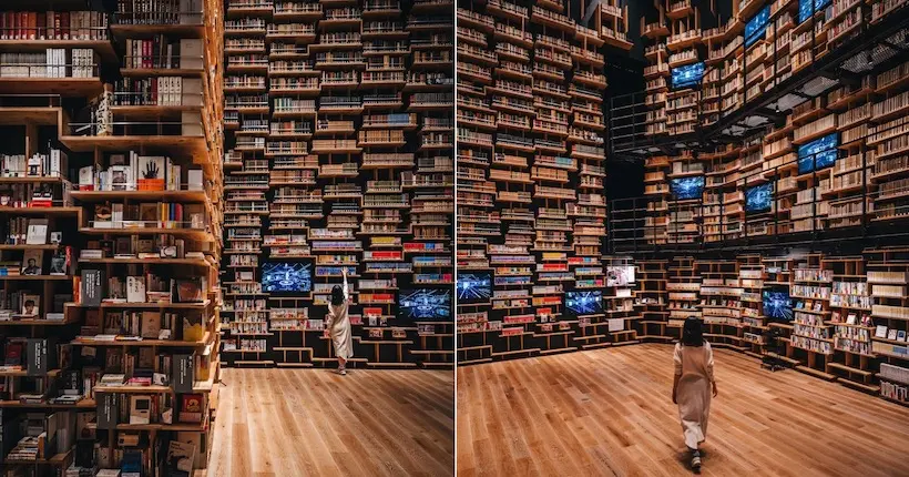 En images : à Tokyo, une impressionnante bibliothèque bouleverse nos sens