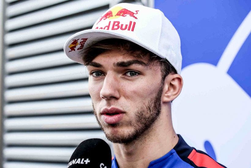 <p>Pierre Gasly of France and Scuderia Toro Rosso in the paddock during previews ahead of the Spanish Formula One Grand Prix. (Photo by Marco Canoniero/LightRocket via Getty Images)</p>
