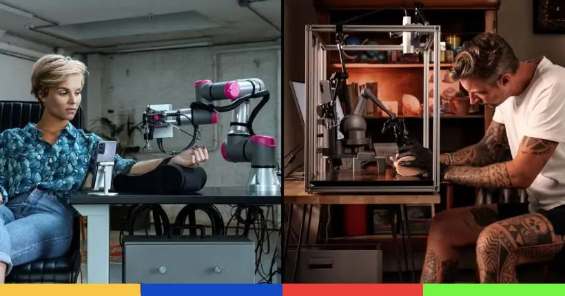 Vidéo : une femme reçoit le premier tatouage à distance grâce à un robot