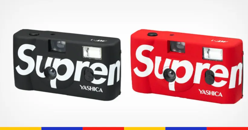 Supreme sort un appareil photo floqué à son nom