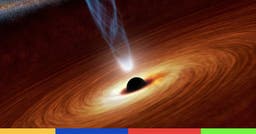 <p>Voici un trou noir supermassif, vue d&#8217;artiste / ©  NASA/JPL-Caltech</p>
