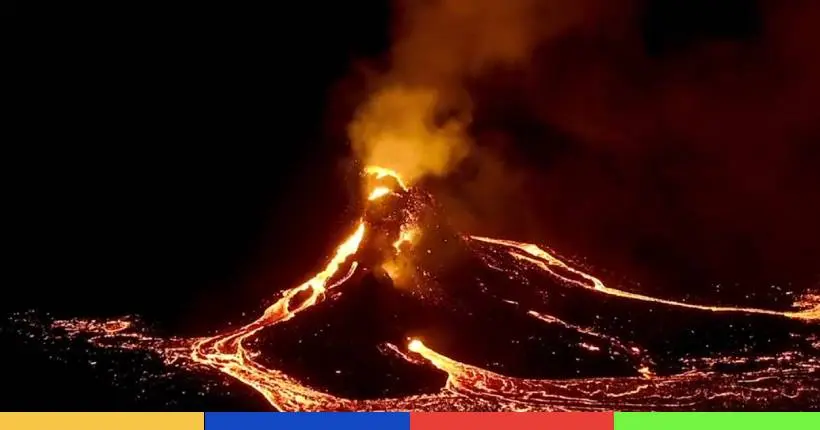 Vidéo : ce fascinant vol de drone au-dessus d’un volcan en éruption