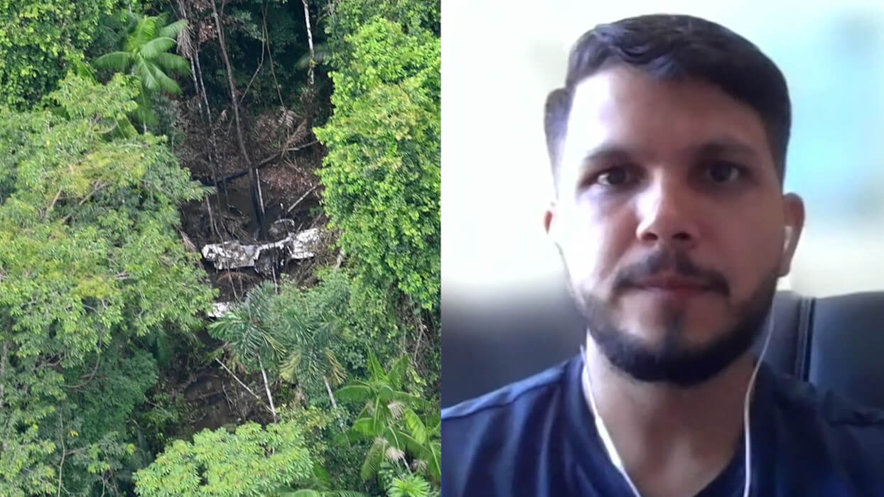 Vidéo : “Après un crash, j’ai survécu 36 jours dans la forêt amazonienne”