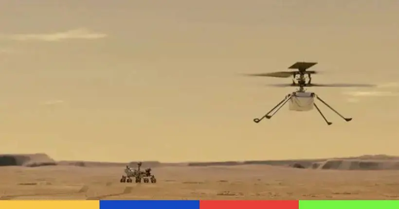 Vidéo : revivez le premier vol d’un hélicoptère sur Mars