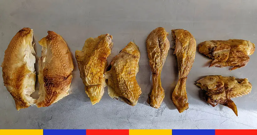 On a classé (objectivement) tous les morceaux du poulet rôti