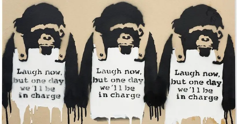 Banksy perd ses droits sur une de ses célèbres œuvres de singes