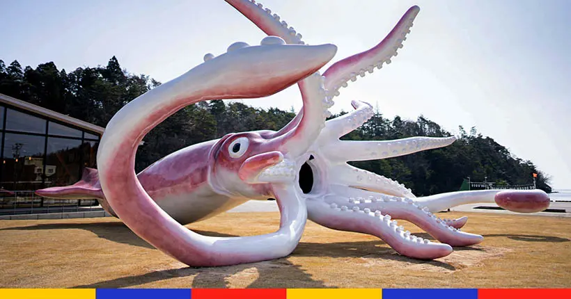 Pourquoi l’installation d’une statue de calamar géant au Japon fait polémique